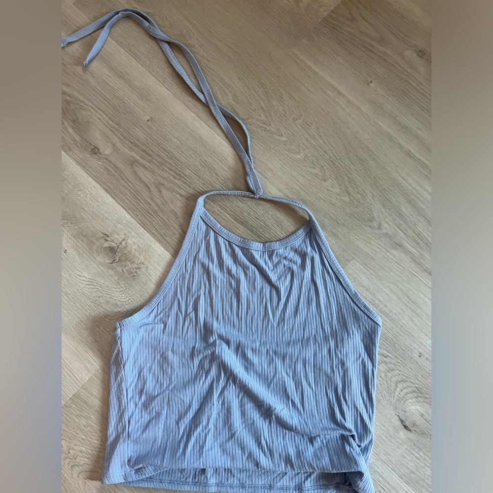 ribbed halter top